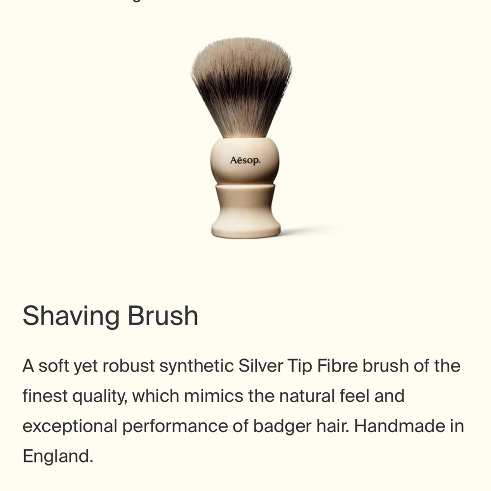 Aesop Black Shaving Brush